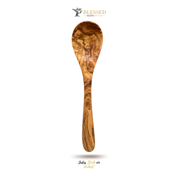 Blessed Olive Wood Salatbesteck 2 Teilig aus Olivenholz